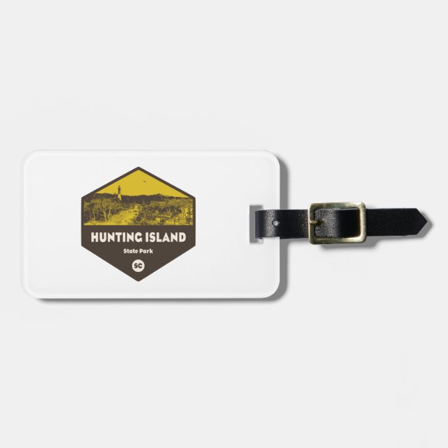 Hunting Island State Park South Carolina Luggage Tag (Front Horizontal)