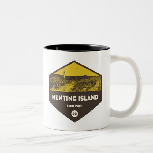 Hunting Island State Park South Carolina Two_Tone Coffee Mug