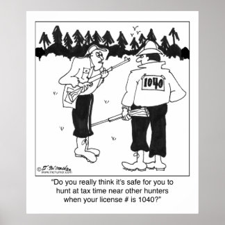 Hunting License 1040 Poster