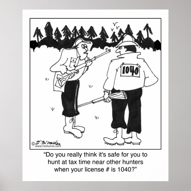 Hunting License 1040 Poster (Front)