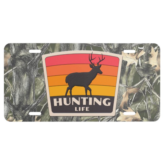 Hunting License Plate (Front)