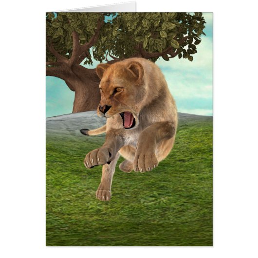 Hunting Lioness (Front)