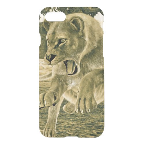 Hunting Lioness iPhone SE87 Case