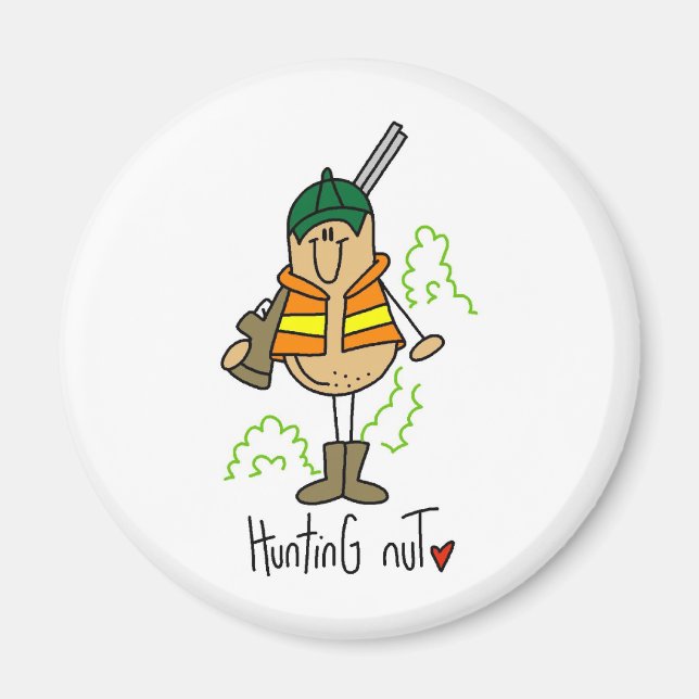 Hunting Nut Magnet (Front)
