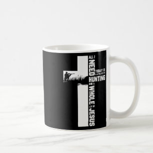 Hunting Oudoor Cross Jesus Christian Quote Cool Hu Coffee Mug