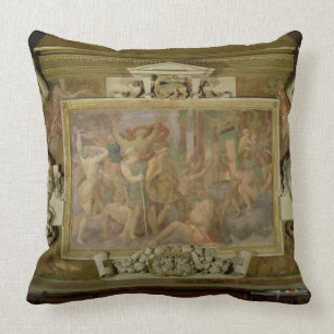Hunting out Ignorance, detail of decorative scheme Throw Pillow