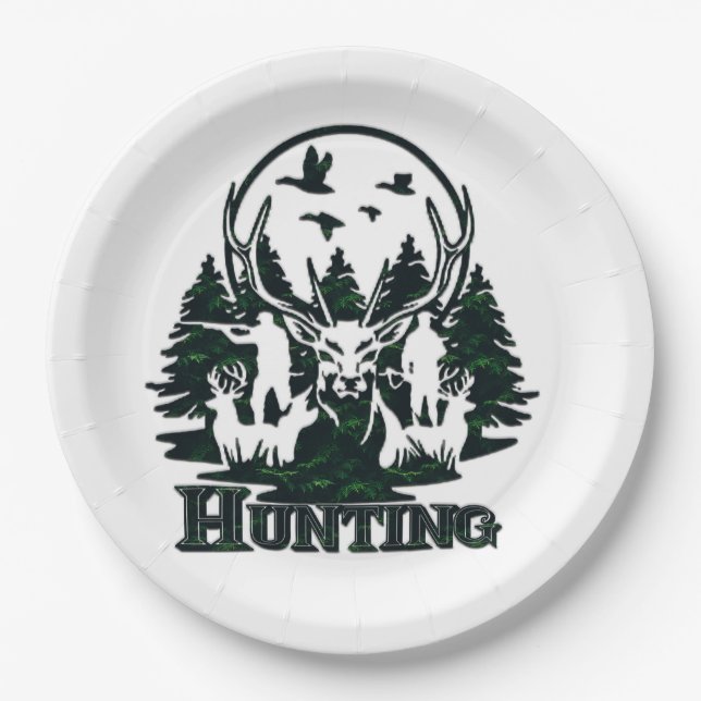 Hunting Paper Plates (Front)