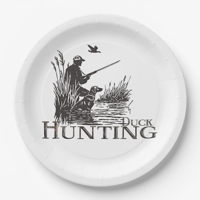 Hunting Paper Plates (Front)