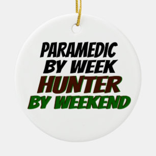 Hunting Paramedic Ceramic Ornament