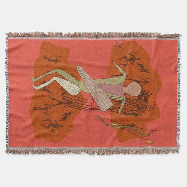 Hunting Party Throw Blanket (Front)