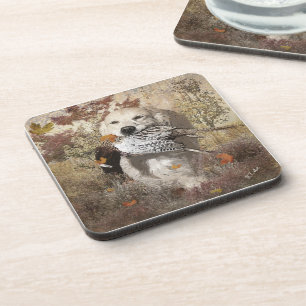 Hunting pheasant , tapestry poster acrylic print beverage coaster