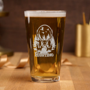 Hunting Pint Glass