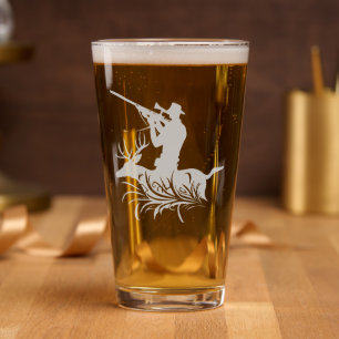 Hunting Pint Glass