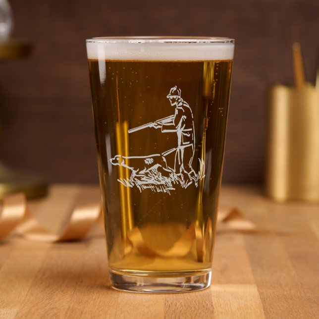 Hunting Pint Glass (Party)