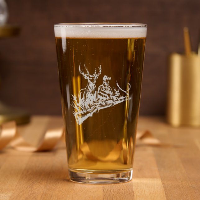 Hunting Pint Glass (Party)