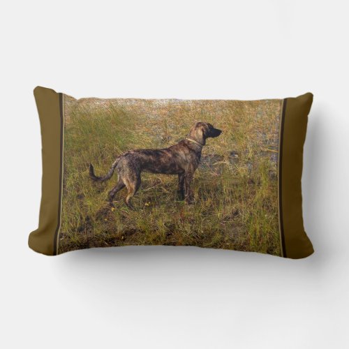 Hunting Plott Hound  Throw Pillow