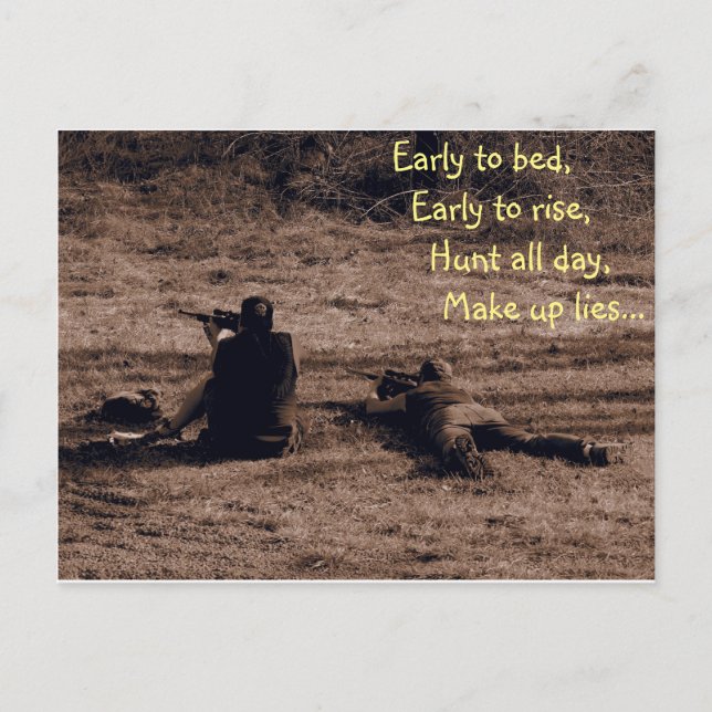 Hunting Postcard (Front)