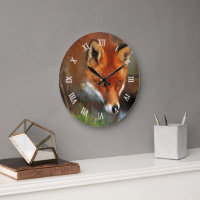 Hunting Red Fox During Oil Painting Art