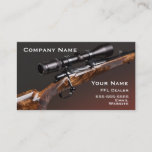 Hunting Rifle Business Card at Zazzle