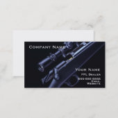 Hunting rifle business card 4 (Front/Back)