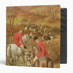 Hunting Scene, 1906 3 Ring Binder