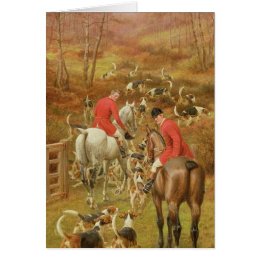 Hunting Scene, 1906 Cards (Front)