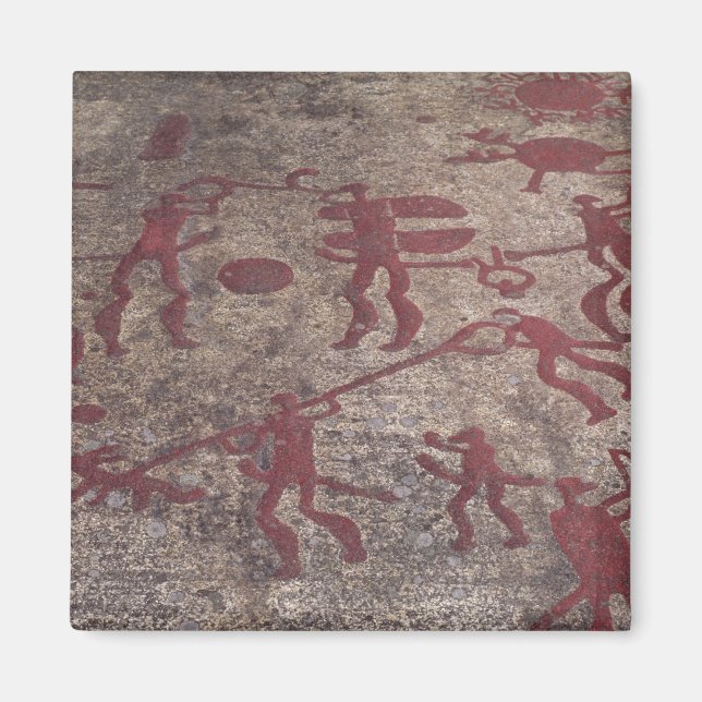 Hunting scene magnet (Front)