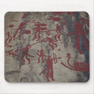 Hunting scenes mouse pad