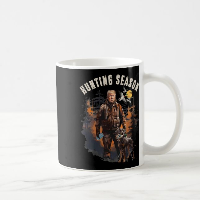 Hunting Season Camo Hunting Trump Duck Hunting Tru Coffee Mug (Right)