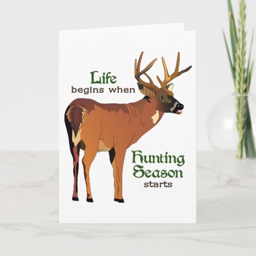 Hunting Season Card