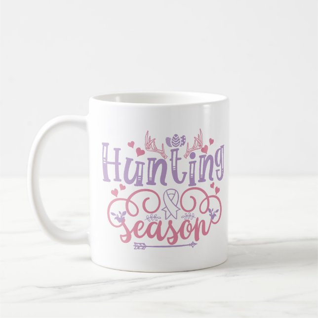 Hunting Season Easter Quote Coffee Mug (Left)