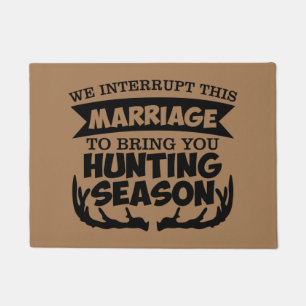 Hunting Season & Marriage  Doormat