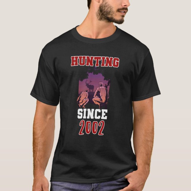 Hunting since 2002 T-Shirt (Front)