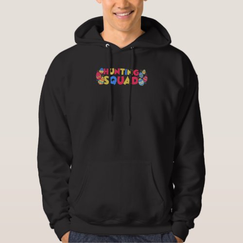 Hunting Squad Rabbit Easter Egg Happy Easter Day Hoodie