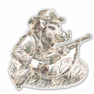 Hunting Sticker