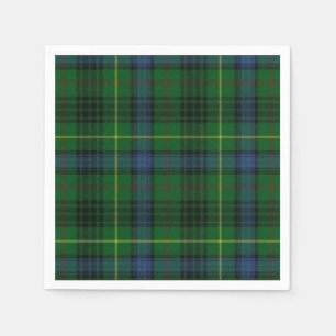Hunting Stuart Scottish Tartan Napkins