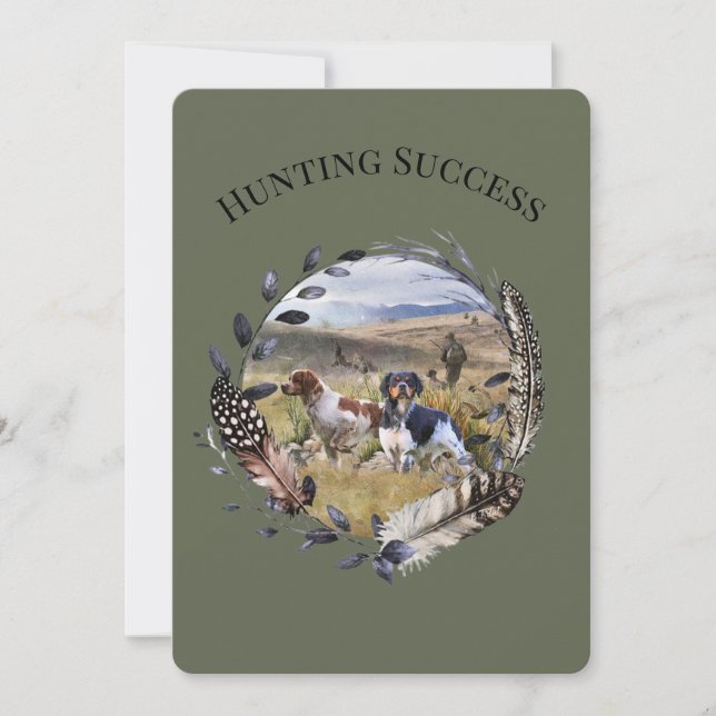 Hunting Success Invitation (Front)