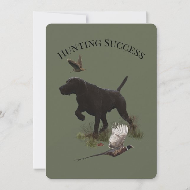 Hunting Success Invitation (Front)