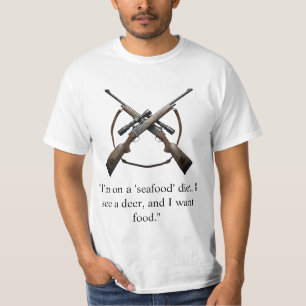Hunting T-shirt with funny quote