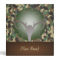 Hunting Theme Deer Antlers Green Speckled Camo