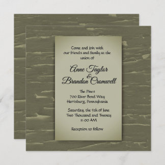 Hunting Theme Wedding Invitation