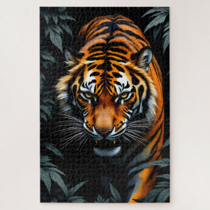Hunting Tiger Jigsaw Puzzle