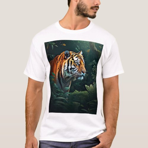 Hunting Tiger T_Shirt