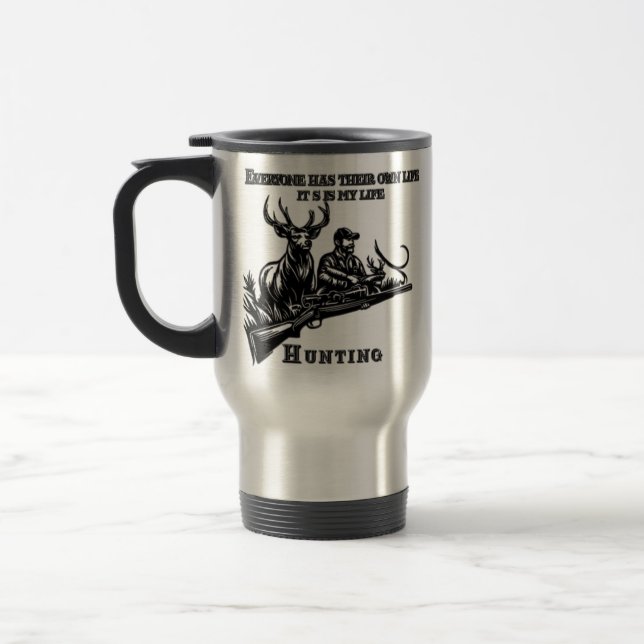 Hunting Travel Mug (Left)