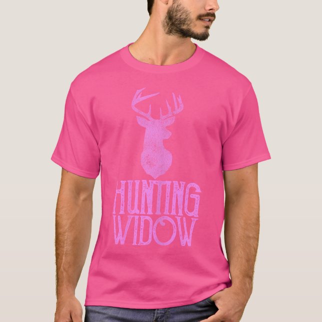 Hunting Widow Funny Hunter'S Widow T-Shirt (Front)
