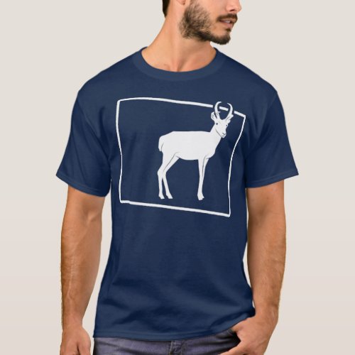 Hunting Wild Antelope Wyoming Pronghorn Antelope H T_Shirt