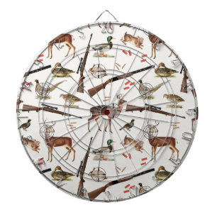 Hunting Wildlife Outdoorsman Pattern Dart Board