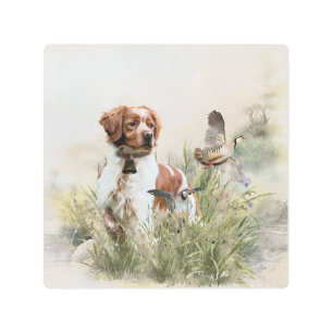 Hunting with a Brittany dog, Art