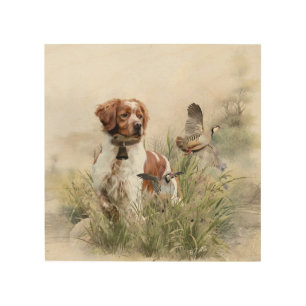 Hunting with a Brittany dog, Art