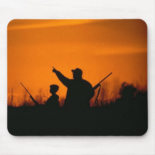Hunting With Dad Mouse Pad (Front)